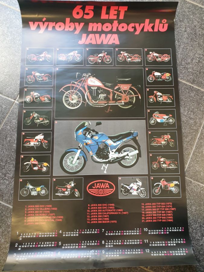 Plakát - Jawa 65 let ( Jawa )