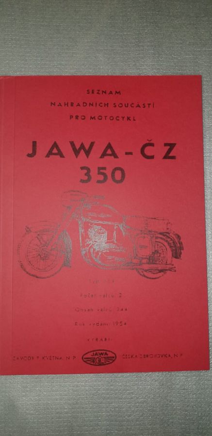 Katalog náhradních dílů Kývačka 350/354