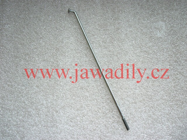 Drát (paprsek) výpletu kola M3,5 x 148mm - zinek - Pionýr