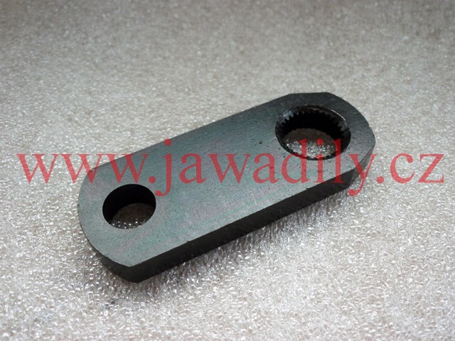 Držák přední stupačky černý - ČZ 125,150 C