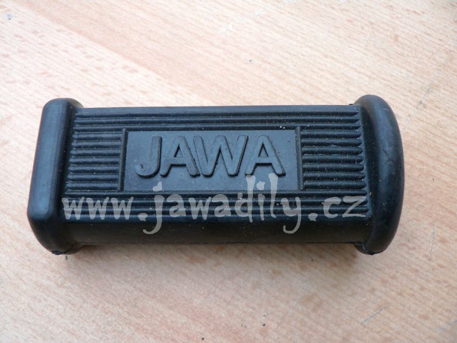 Návlečka přední stupačky s logem - Jawa