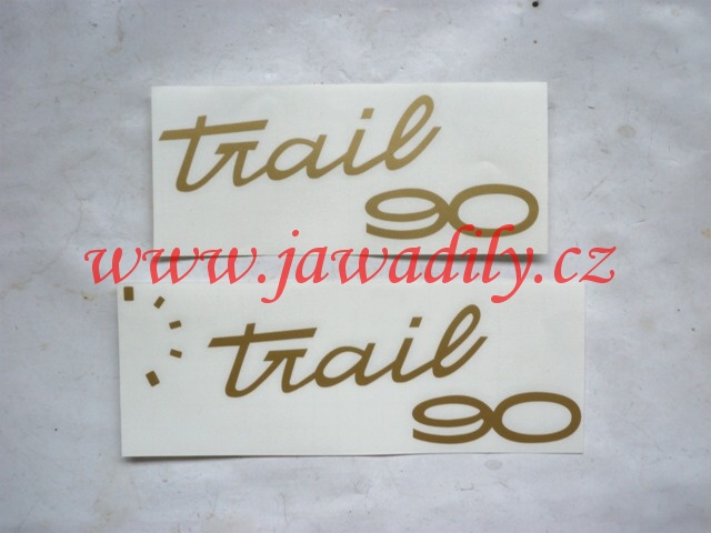 Nalepky Trail 90 (SADA) - Jawa 90