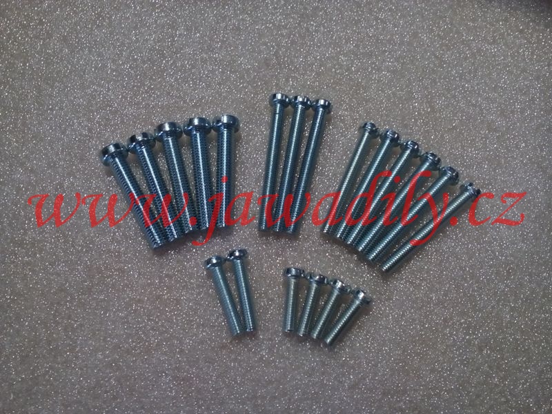 Šrouby motoru - Jawa 634, Bizon, ČZ