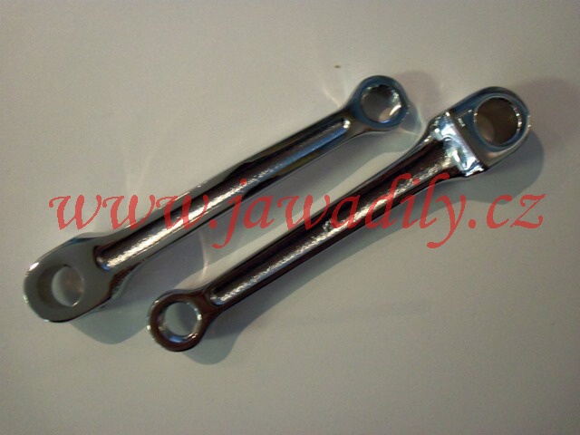 Startovací pedály šlapek (chrom) - Stadion, Jaweta