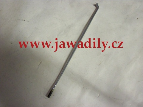 Drát (paprsek) výpletu kola M4 x 182mm - chrom - Jawa 350/638 - 640