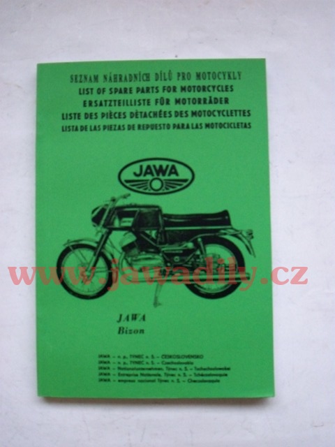 Katalog náhradních dílů - Jawa 250,350 Bizon