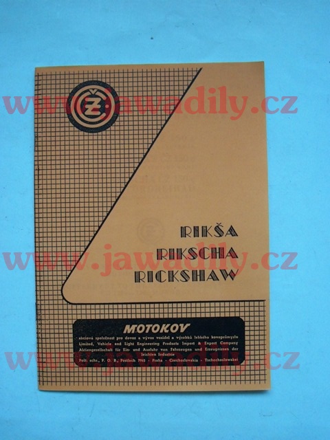 Katalog náhradních dílů - ČZ 150C Rikša