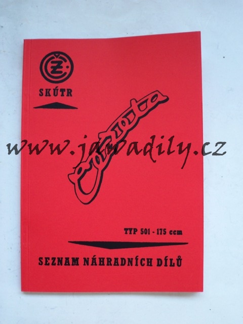 Katalog náhradních dílů - Skůtr ČZ 175/501
