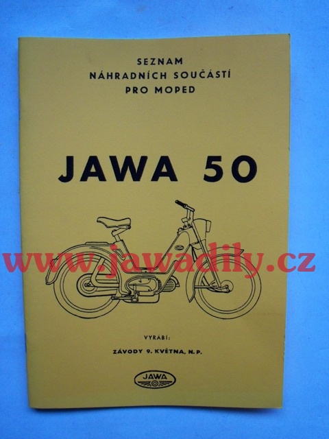 Katalog náhradních dílů - Jawetta 551