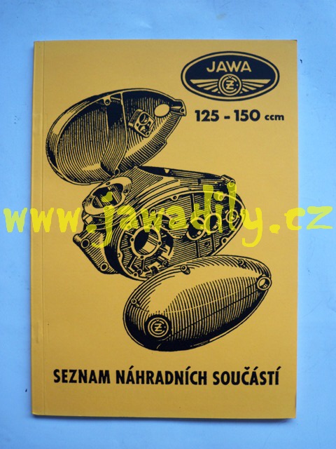 Katalog náhradních dílů - Jawa - ČZ 125 a 150 Mezityp