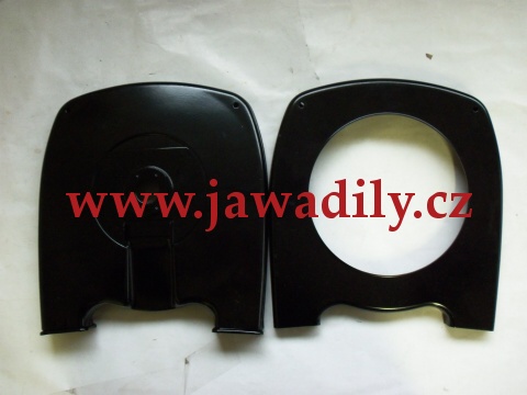Kryt zadní rozety černý - Jawa 350/634-640 (originál)