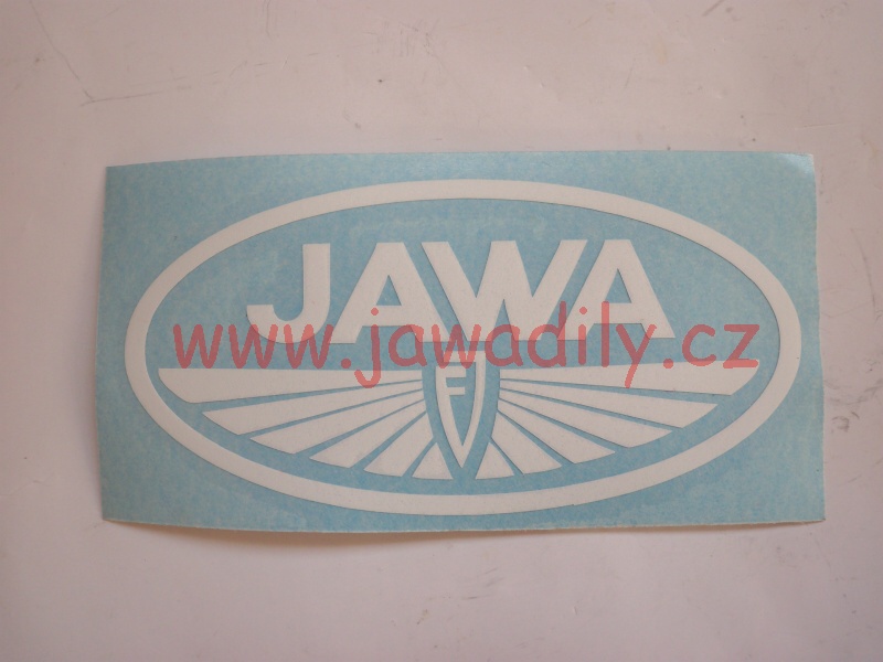Logo Jawa FJ - bílé