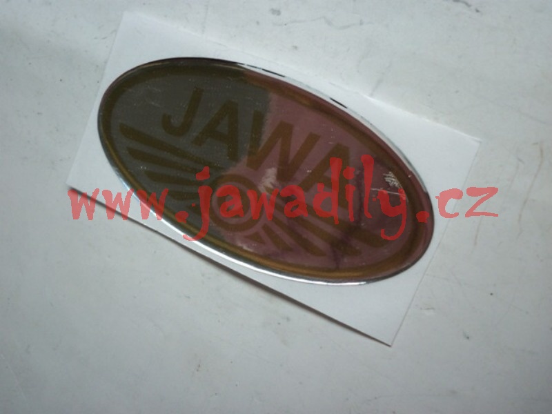Logo JAWA - 3D stříbrno-zlaté