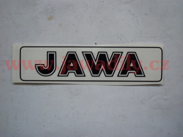Nápis JAWA - černá