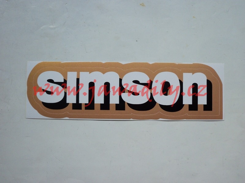 Samolepka na nádrž - Simson