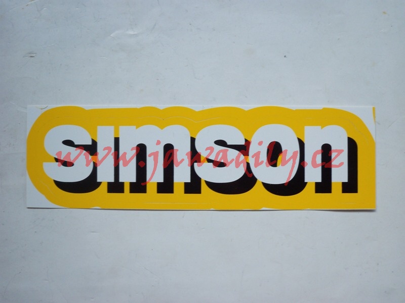 Samolepka na nádrž - Simson