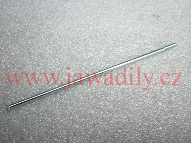 Drát (paprsek) výpletu kola M4 x 163mm - zinek - ČZ Sport 19'' a MZ 18''