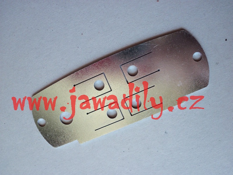 Plech zadního světla - ČZ, PAV
