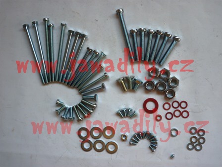 Šrouby motoru - Jawa Pérák 350