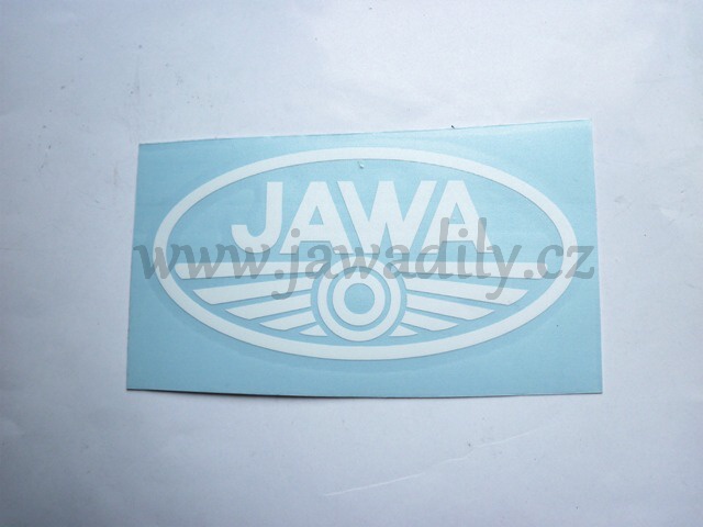 Logo JAWA - bílé