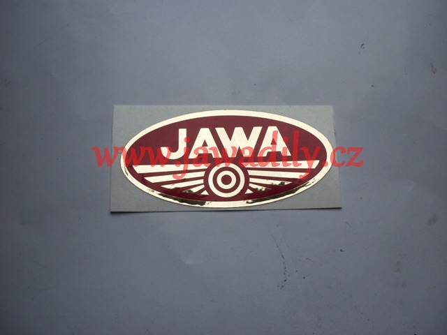 Logo JAWA - červenozlatá