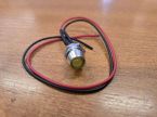 Kontrolka s kabely, 8mm, 12V LED - lut