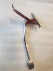 Ped�l zadn� brzdy, komplet, (chrom) - Jawa 350, K�va�ka, Panelka