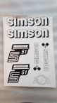  - Nlepky SIMSON S51 ENDURO arch - erno/bl ( Simson S51 ) originln vzor IFA   od  www.jawadily.cz