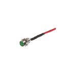  - Kontrolka s kabely, M8, 12V LED - zelen od  www.jawadily.cz